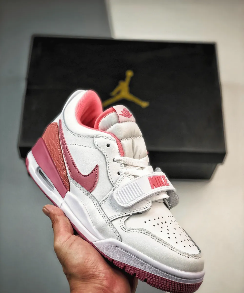 Jordan Legacy 312 Low White/Coral Chalk/Desert Berry nike desert berry