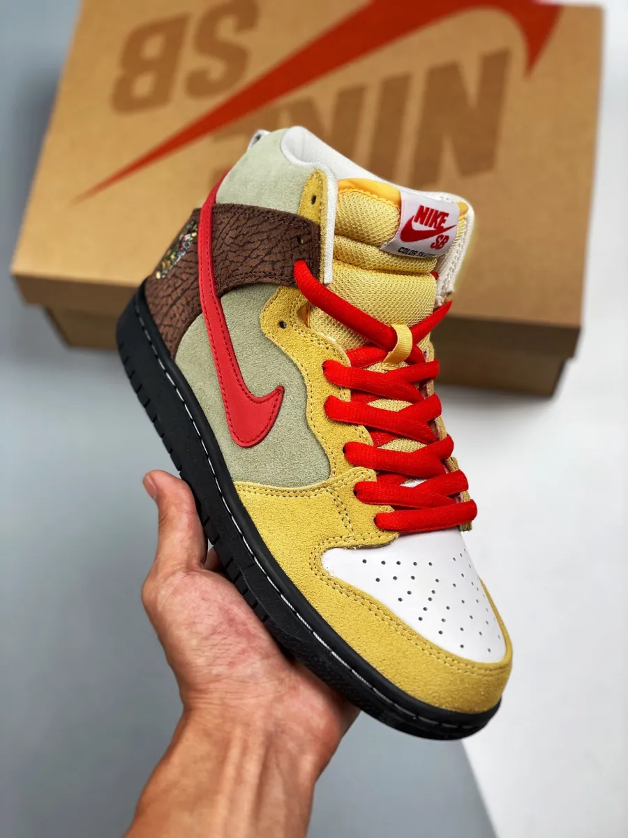 Color Skates x Nike SB Dunk High ‘Kebab and Destroy’ CZ2205-700