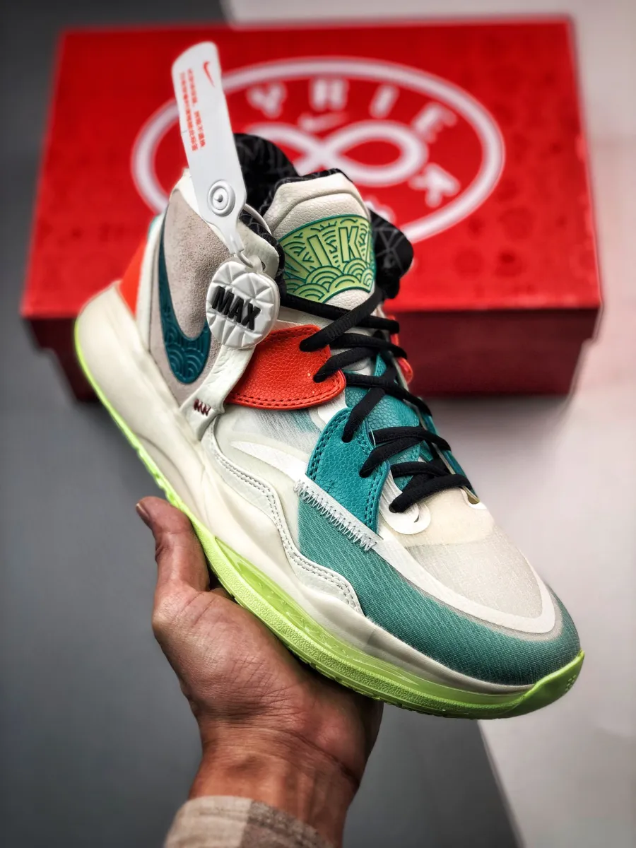 Nike Kyrie Infinity 'CNY 2022' White/Blue/Volt-Orange-Black / kyrie 8 cny