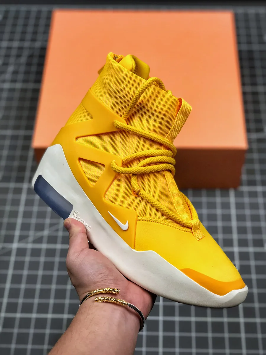 Nike Air Fear Of God 1 Amarillo/Amarillo-White AR4237-700 Restock