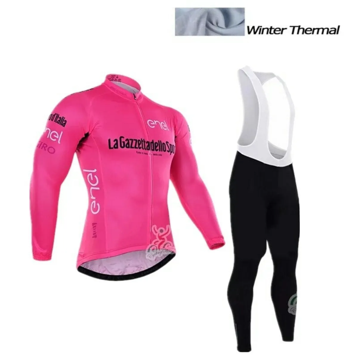 Giro D'Italia Pink Cycling Set Winter Outlet