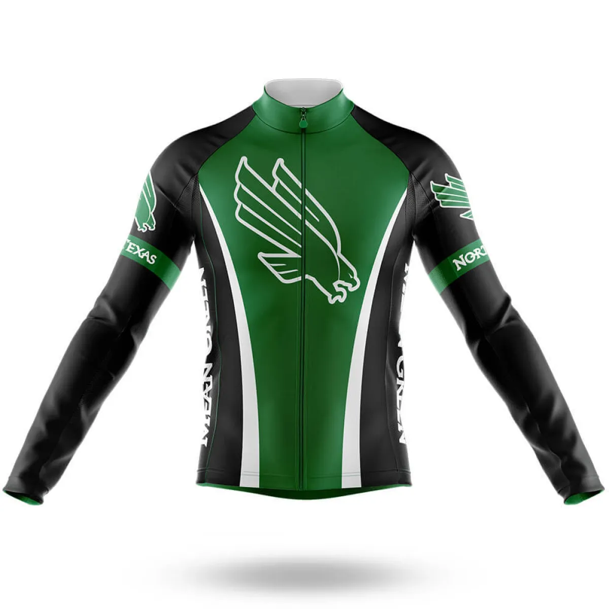 University of North Texas Long Sleeve Cycling Jersey Only