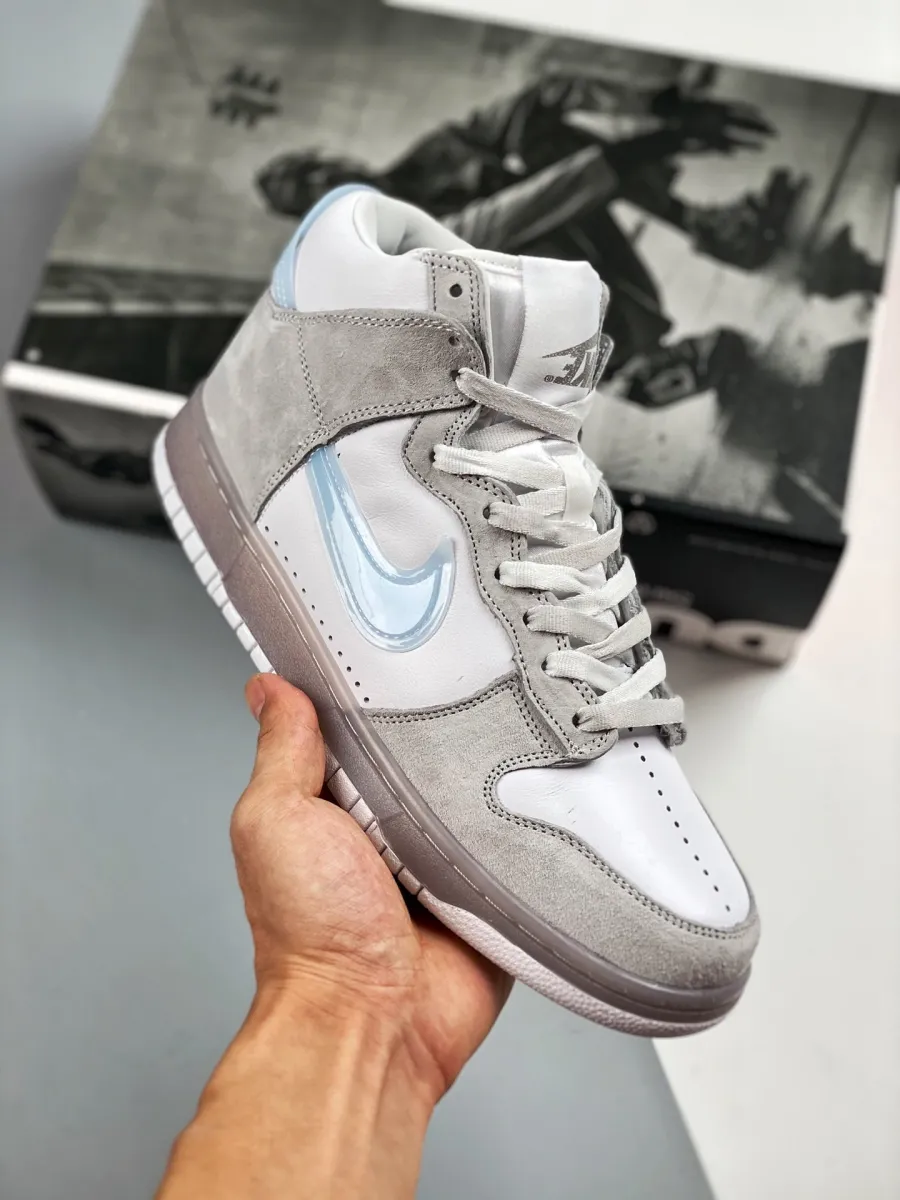 Slam Jam x Nike Dunk High White Platinum DA1639-100 - nike dunk pure platinum