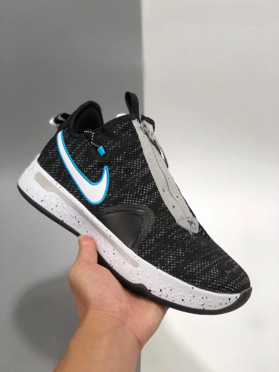 Nike PG 4 Heather Black Blue CD5082-004 Black Pg 4