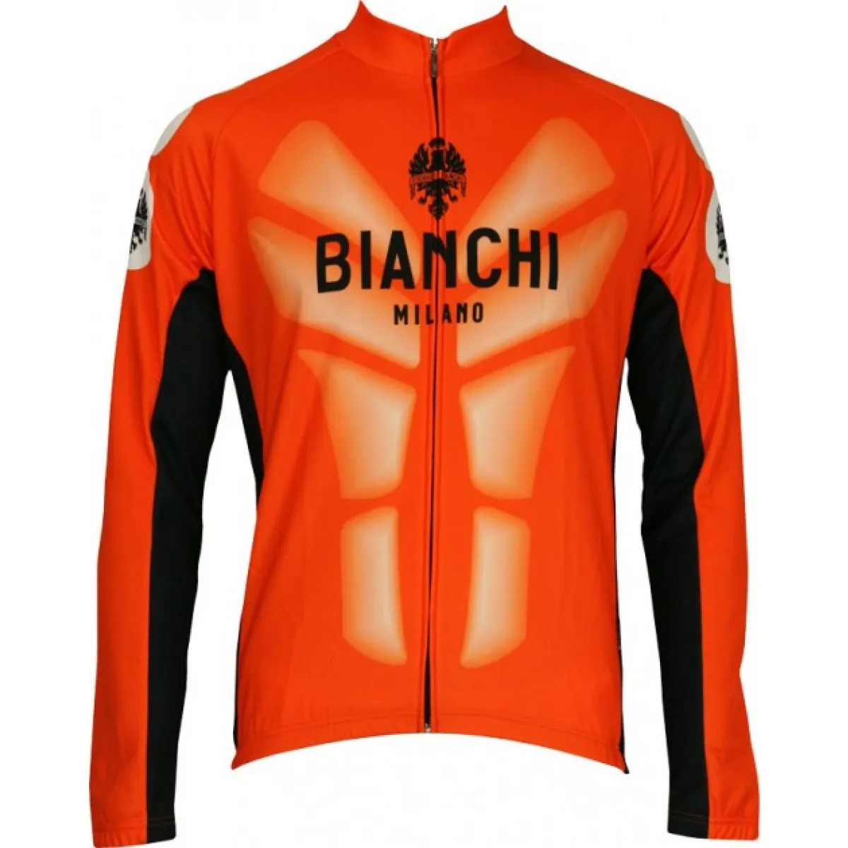 Bianchi Milano Long Sleeves Jersey MALTA Orange Brand New
