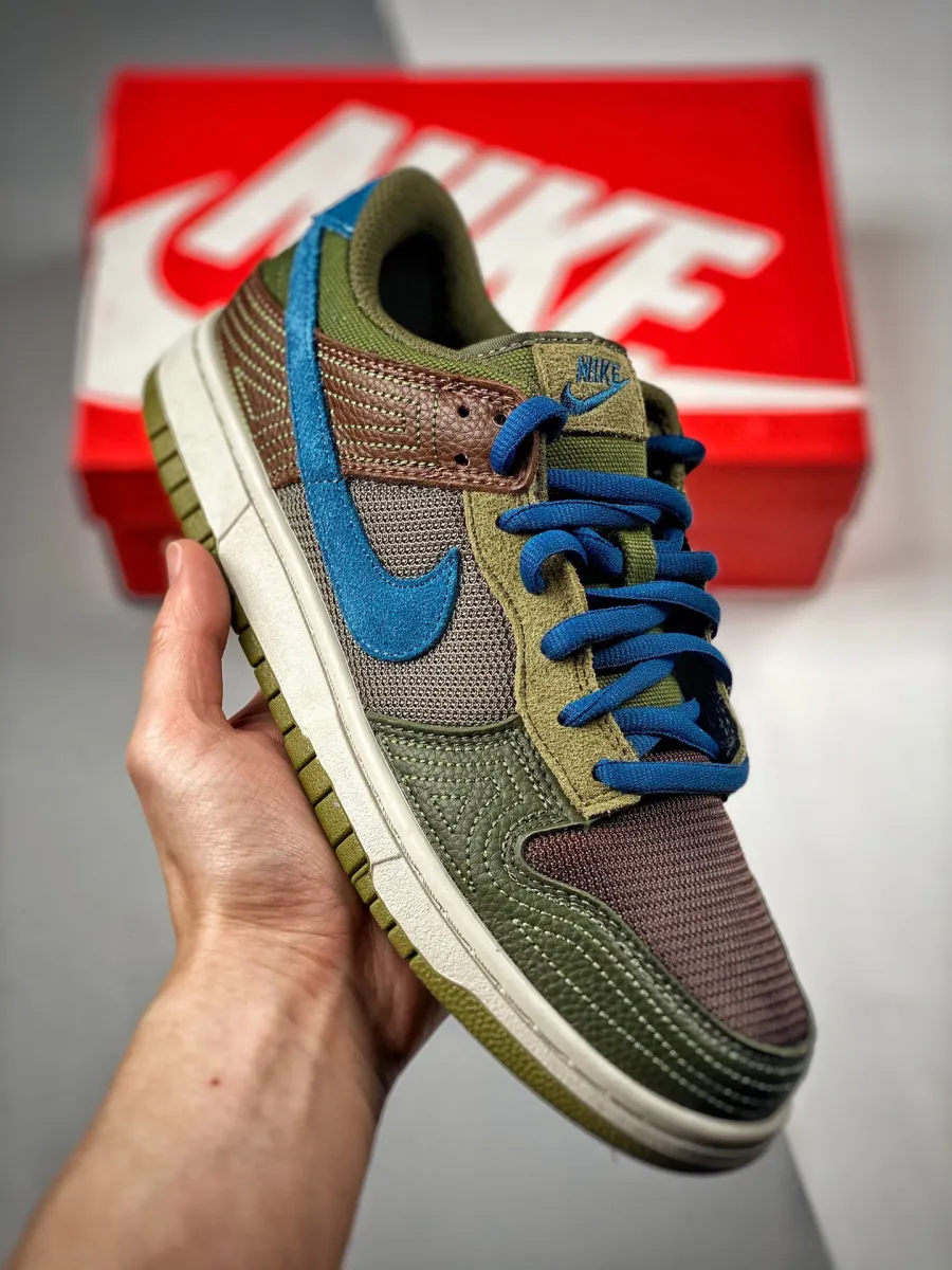 Nike Dunk Low NH Cacao Wow/Marina-Rough Green-Pilgrim DR0159-200 Rough Green Nike Shoes