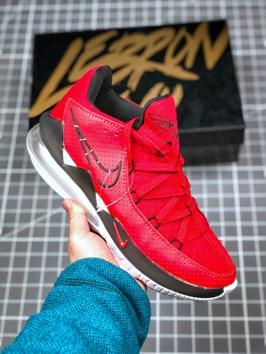 Nike LeBron 17 Low Red Black