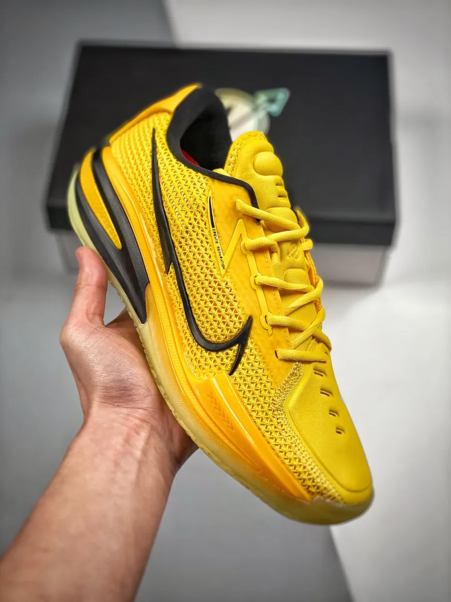 Custom Nike Air Zoom GT Cut 'Mamba Mentality' Yellow Black / nike gt cut size 10