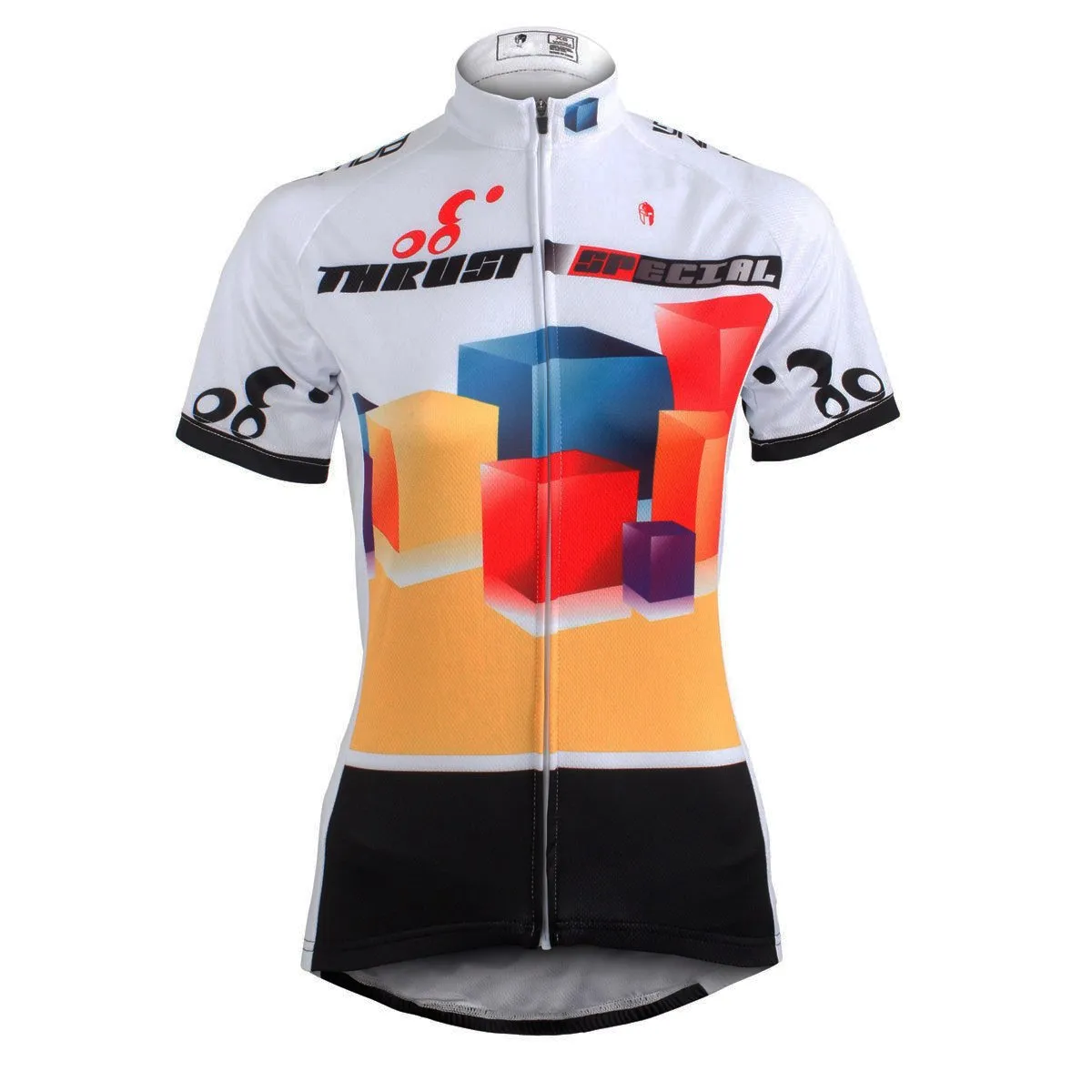 Ilpaladino Cube Women's Summer Short-Sleeve Cycling Jersey Biking Shirts Breathable Sports Clothes Bicycling Summer Spring Autumn Pro Cycle Clothing Racing Apparel Outdoor Sports Leisure Biking Shirts NO.606