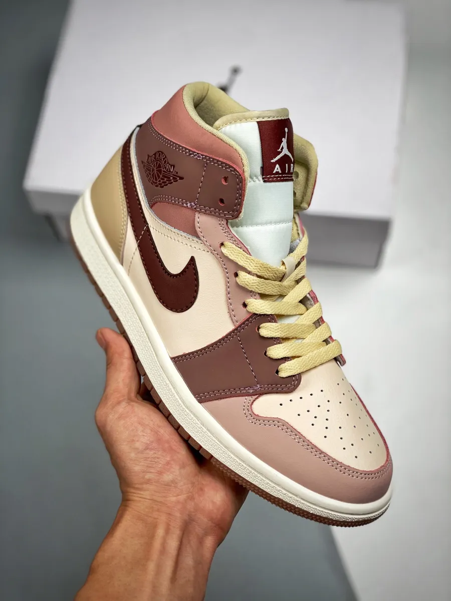 Air Jordan 1 Mid Brown Tan DO7440-821 - brown tan jordan 1