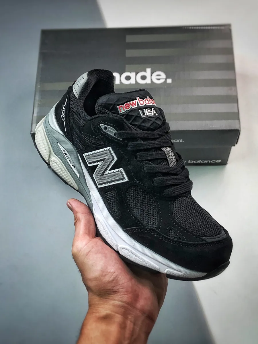 Kids New Balance 990v3 Black Grey M990BS3