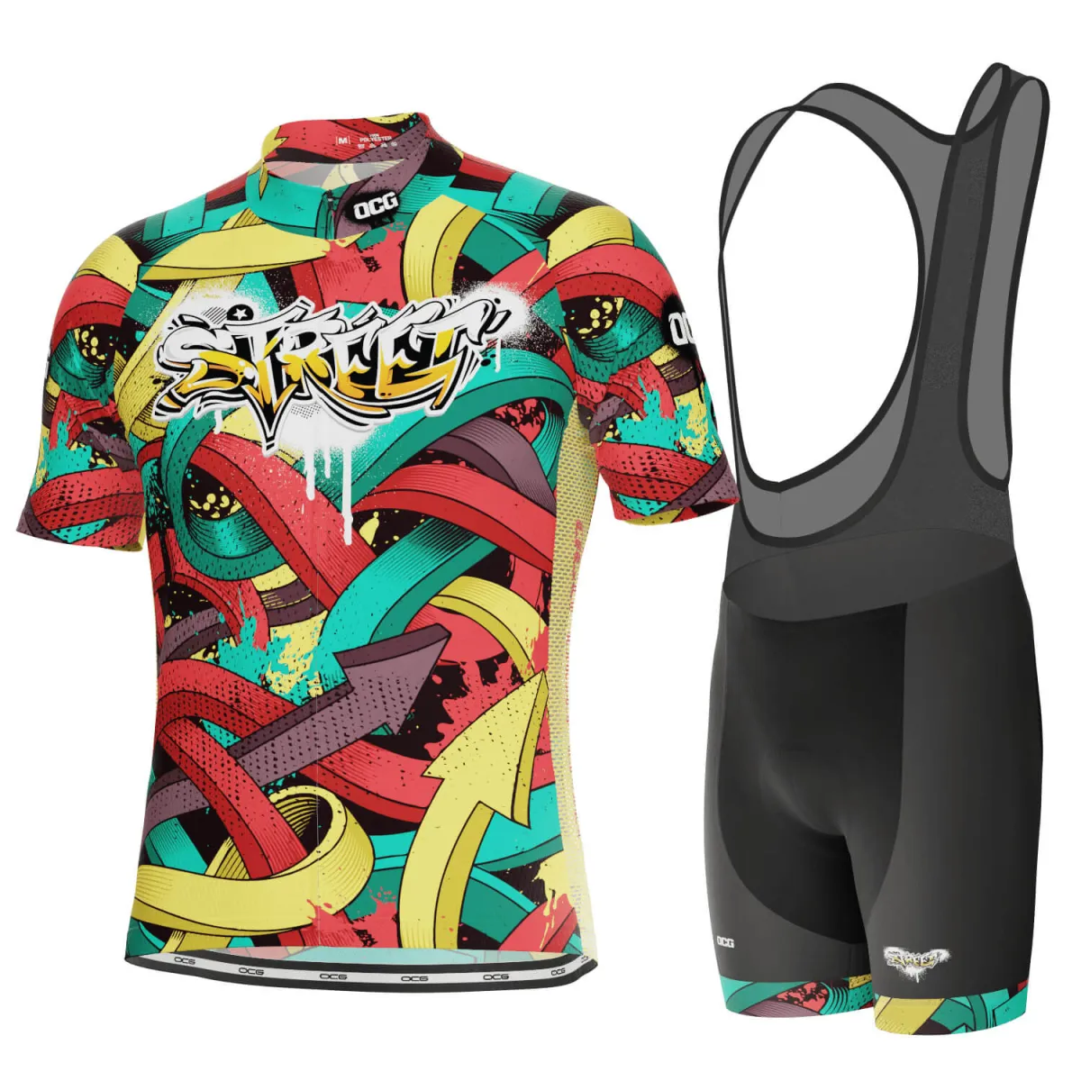 Men's Street Graffiti Short Sleeve Cycling Kit Restock