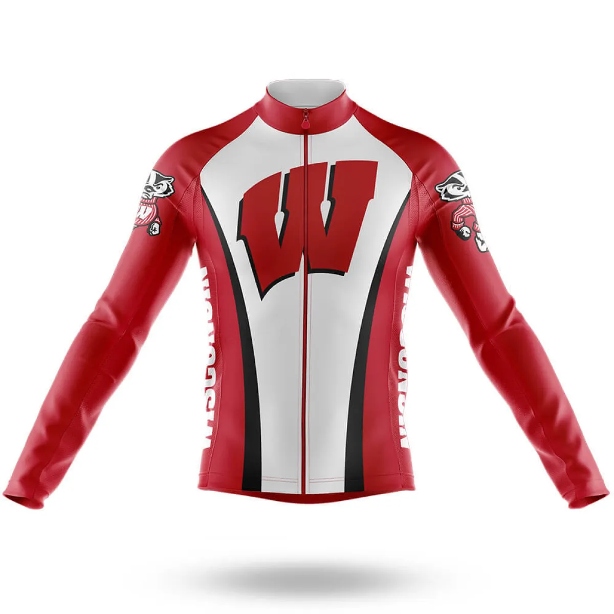 Badgers Long Sleeve Cycling Jersey Only Brand New
