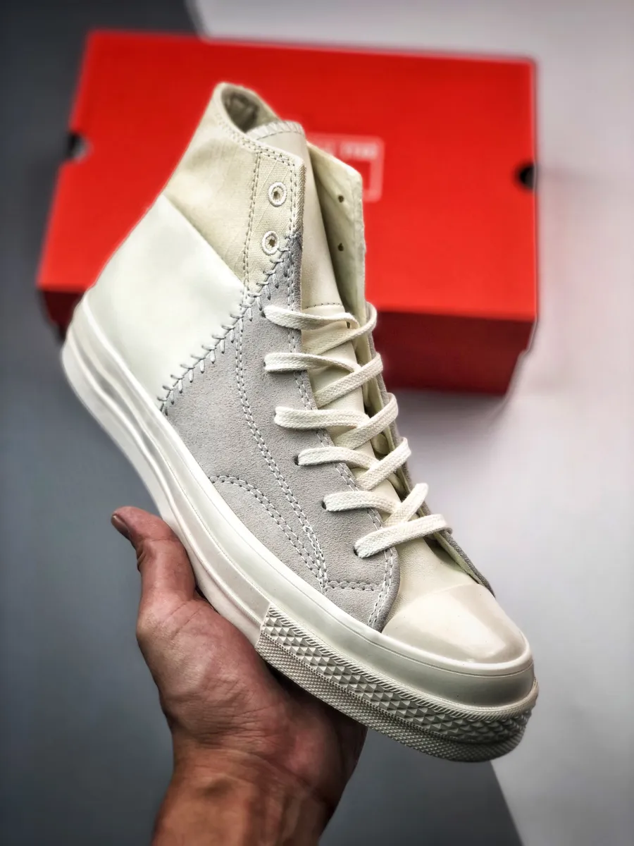 Converse Chuck 70 Crafted Mixed Material Egret/Light Silver / converse net star classic suede-mix sneakers in egret