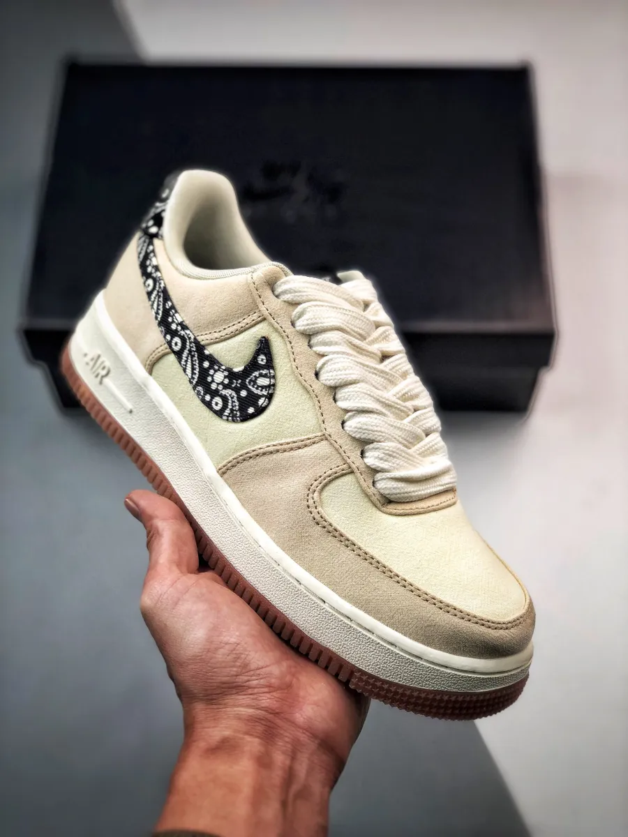 Nike Air Force 1 Paisley Swoosh DJ4631-200 - af1 paisley swoosh