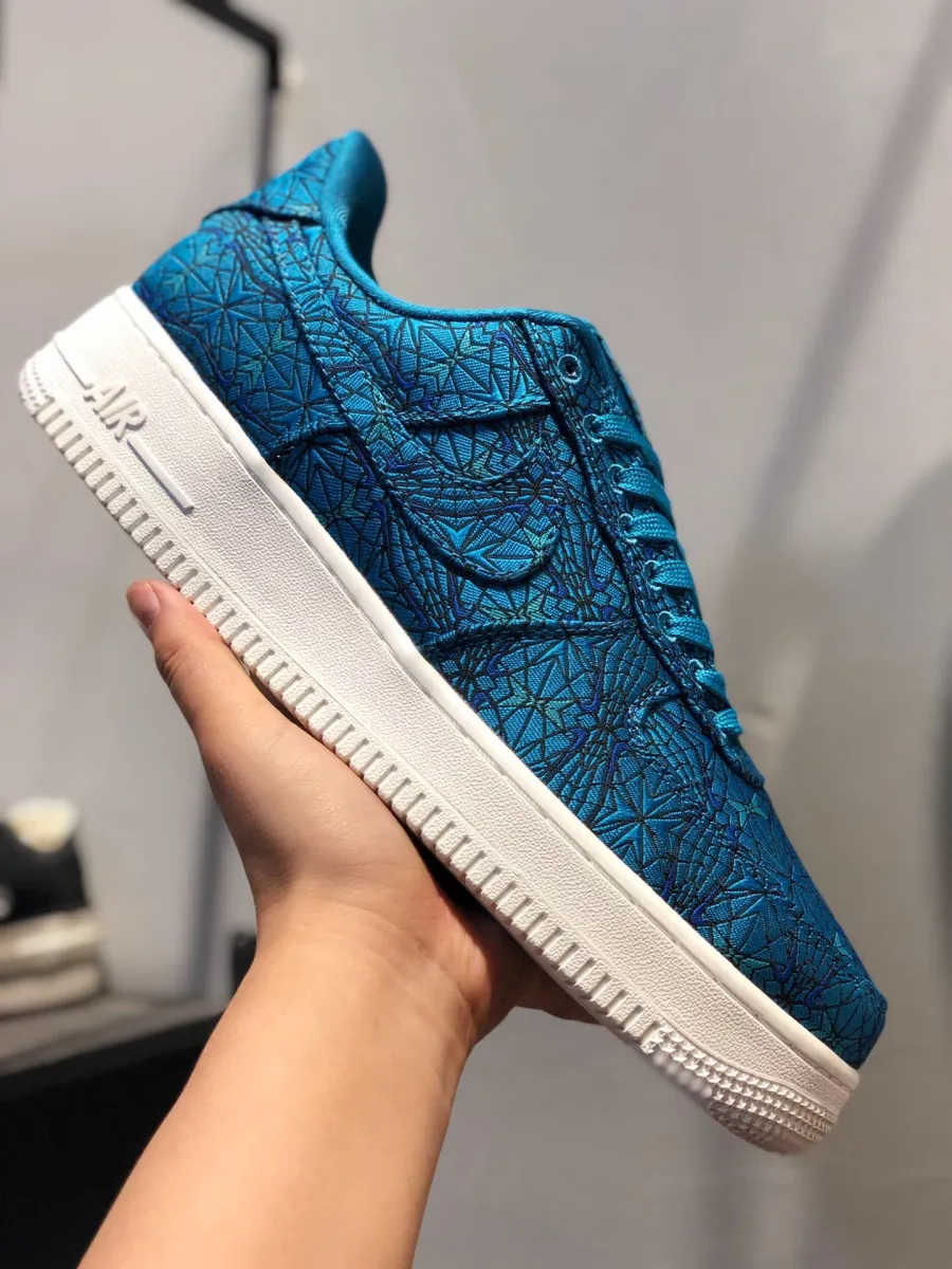 Nike Air Force 1 '07 Premium Green Abyss/Light Blue Fury AT4144-300 New Releases