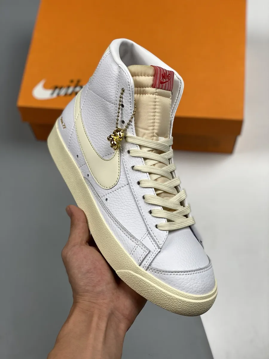 Nike Blazer Mid 77 Popcorn CW6421-100 blazer mid 77 coconut milk