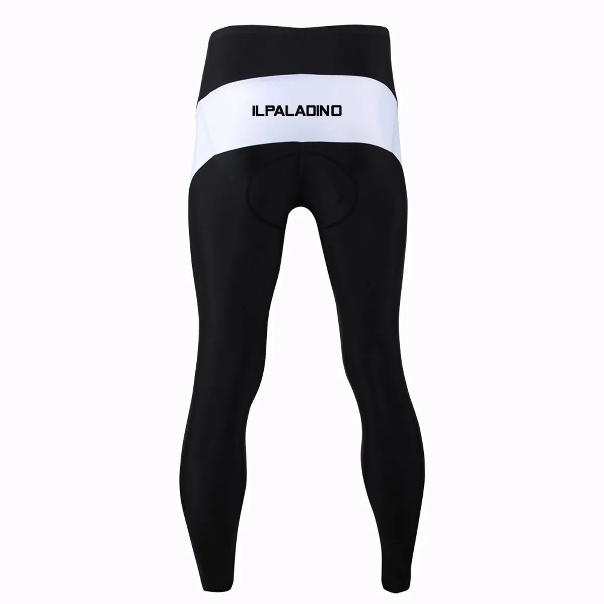 ILPARADINO Men’s Black White Athletic and Cycling Legging Fleece Apparel Outdoor Sports Gear Leisure Biking T-shirt Pants/Trouser