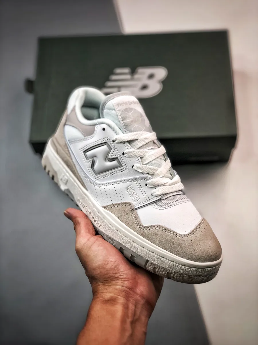New Balance 550 Grey White Beige BB550NCB / new balance 550 white and beige