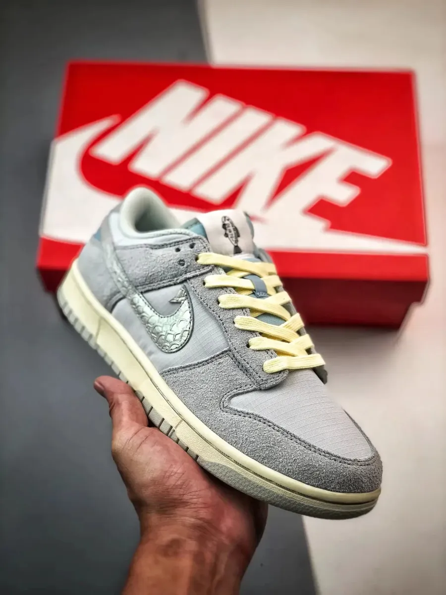 Salmon Dunks / Nike Dunk Low 'Gone Fishing' Photon Dust/Light Silver/Alabaster DV7210-001