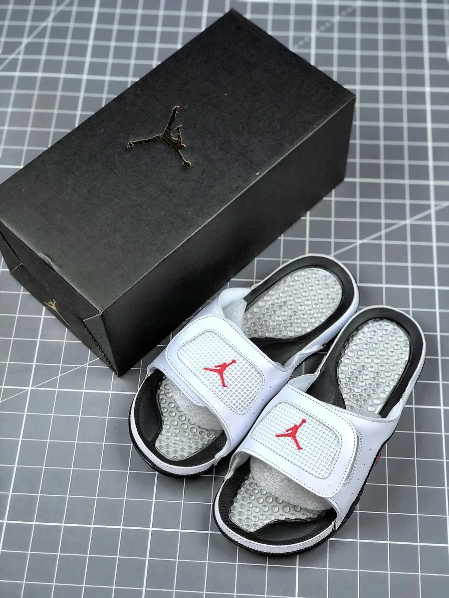 Air Jordan Hydro 13 White Black New Releases