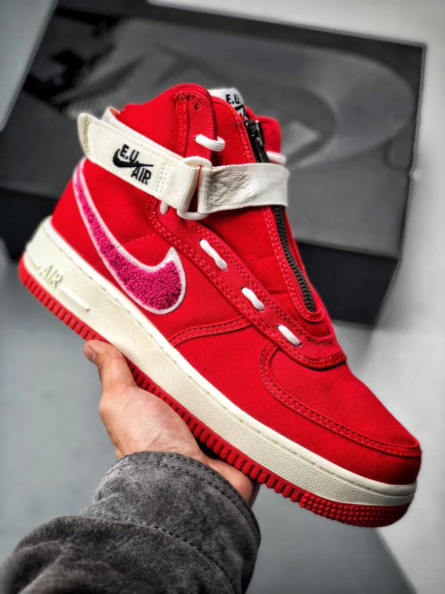 Emotionally Unavailable X Nike Air Force 1 High Team Red/Sail-Pink Blast AV5840-600 For Sale