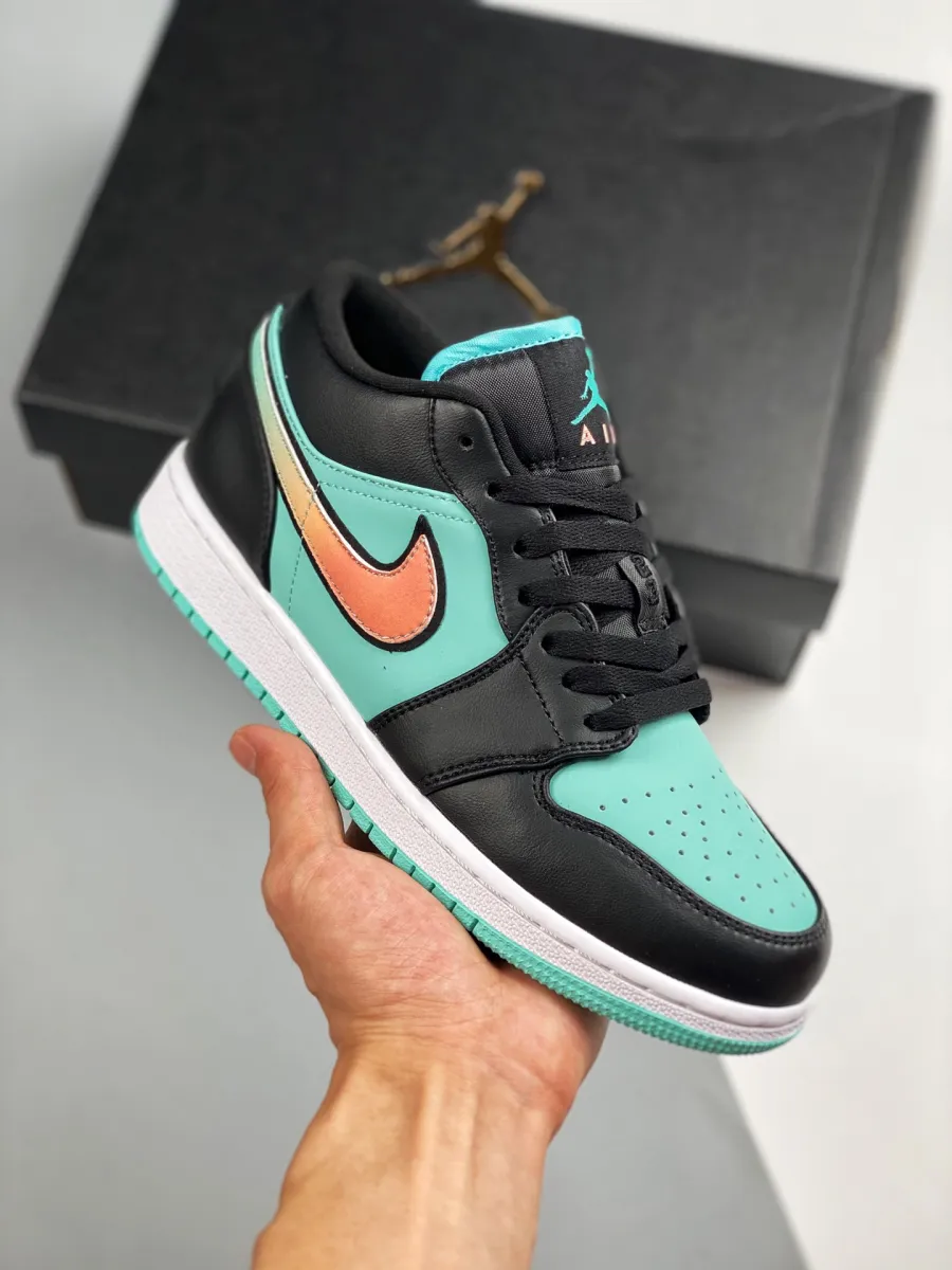 Air Jordan 1 Low SE Tropical Twist Black #tropical twist jordan 1 low