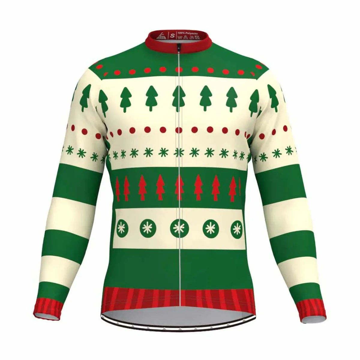 Ugly Christmas Sweater Long Sleeve Cycling Jersey V1 Online