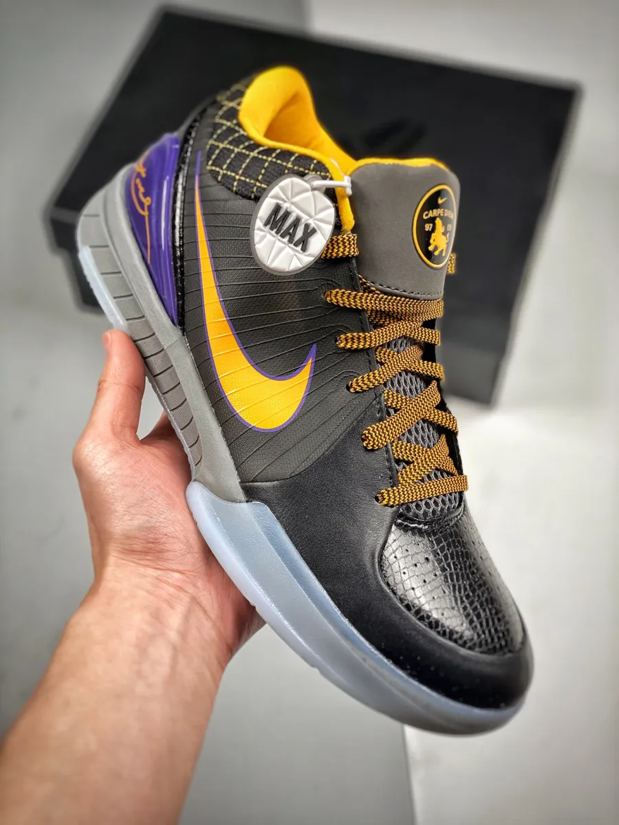 Nike Zoom Kobe 4 Protro 'Carpe Diem' Black/Del Sol-Varsity Purple AV6339-001 kobe carpe diem