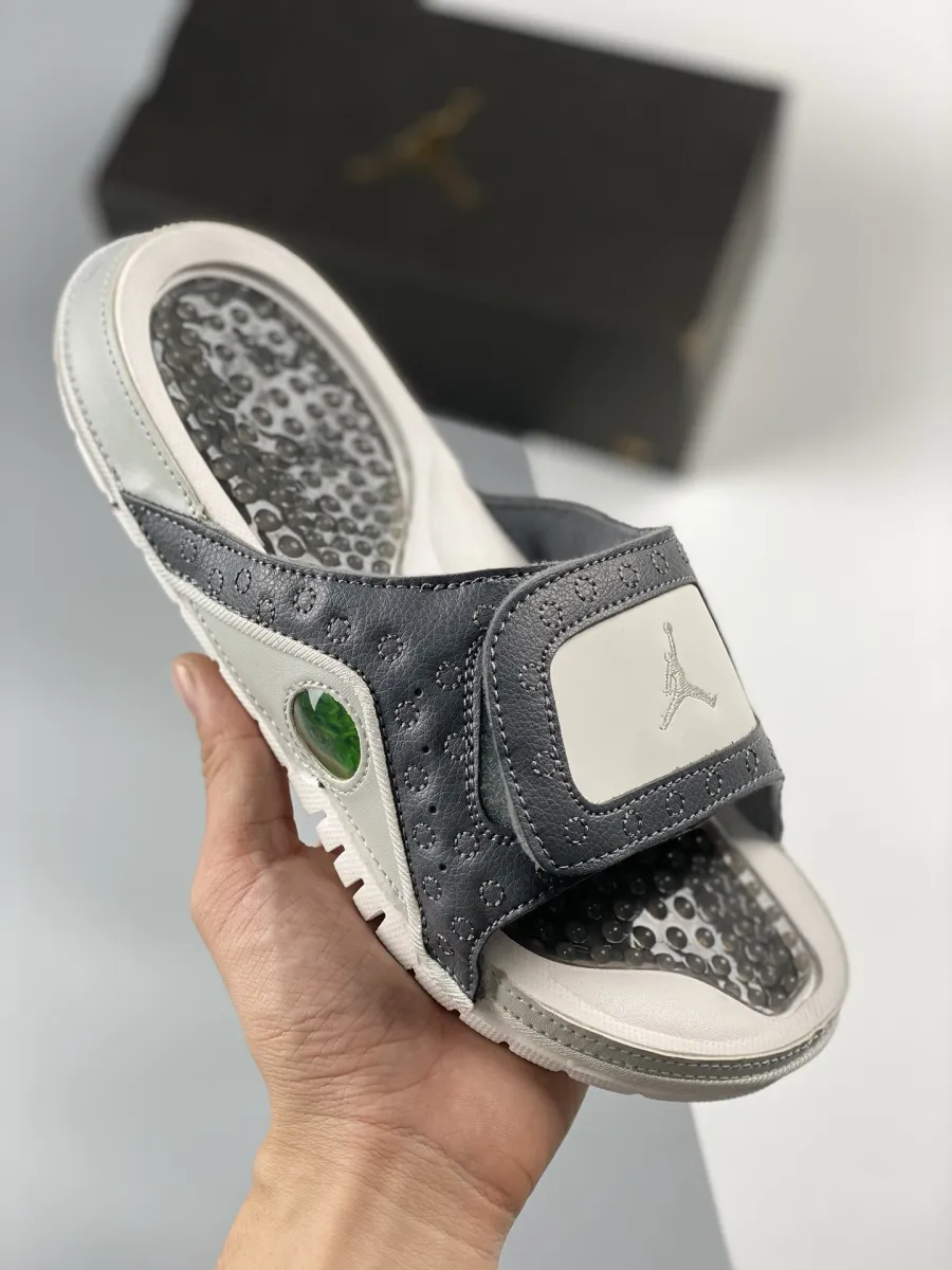 Jordan Hydro 13 Retro Slide Dark Grey/Metallic Silver 684915-022 New Releases