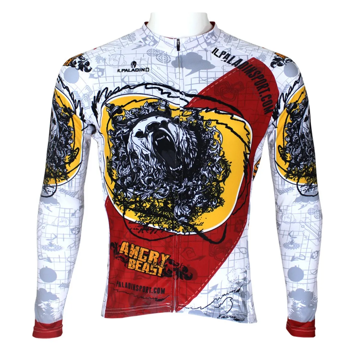 Animal Wild Bear Man's Short/long-sleeve Cycling Jersey NO.093