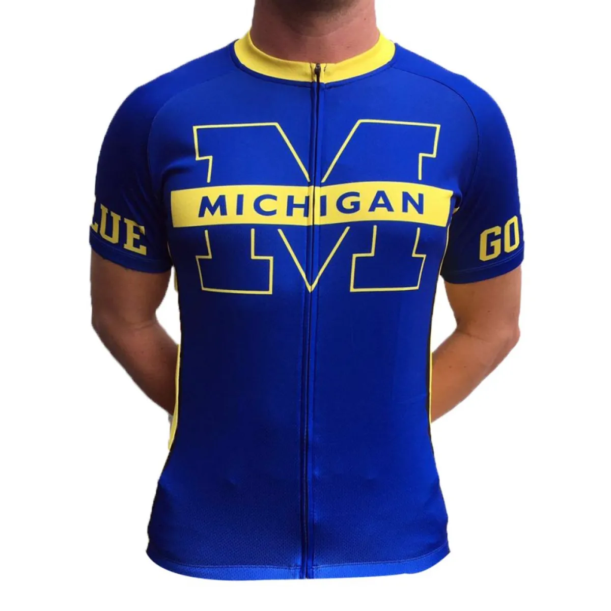 NCAA UM, U-M, U of M, UMich,University Of Michigan Wolverines Cycling Jerseys