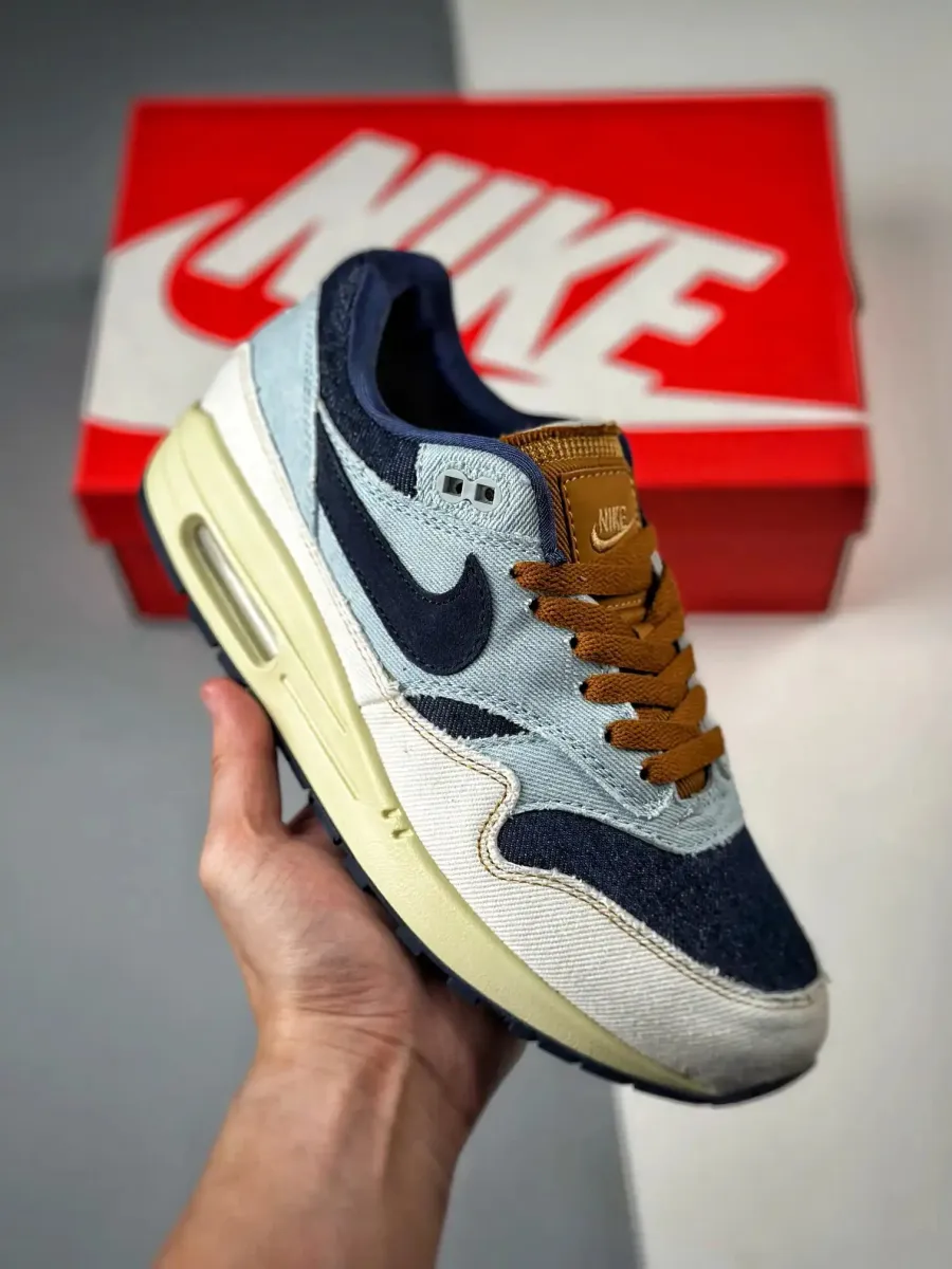 Nike Air Max 1 Aura/Midnight Navy-Pale Ivory - Jorden Max Aura
