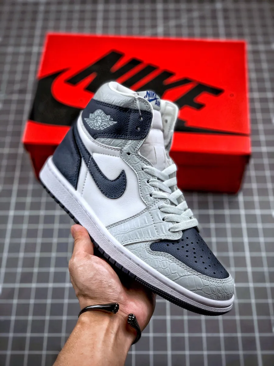Air Jordan 1 Georgetown Hoyas Reptile PE Air Jordan 1 Hoyas
