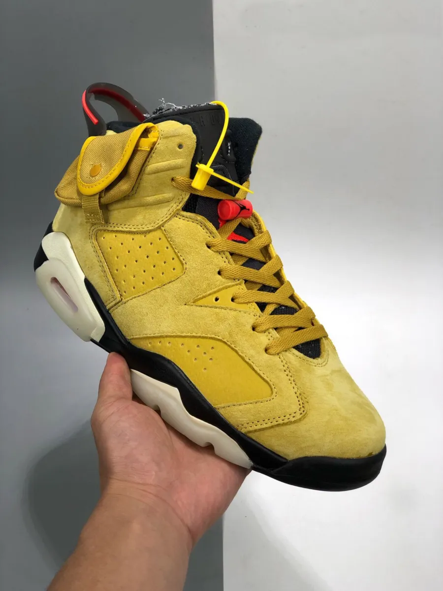 Travis Scott x Air Jordan 6 'Yellow' Travis Scott Air Jordan 6 Yellow