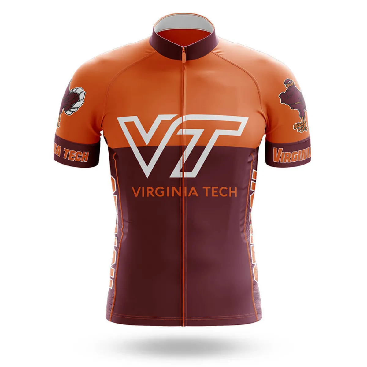 Virginia Tech V2 - Men's Cycling / Jersey Only #Virginia Tech Bike Jersey