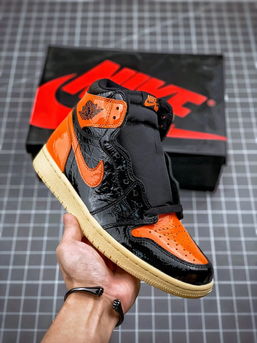 Air Jordan 1 Retro High Og 'Shattered Backboard 3.0' AJ1 Black/Pale Vanilla-Starfish jordan 1 shattered backboard 3.0