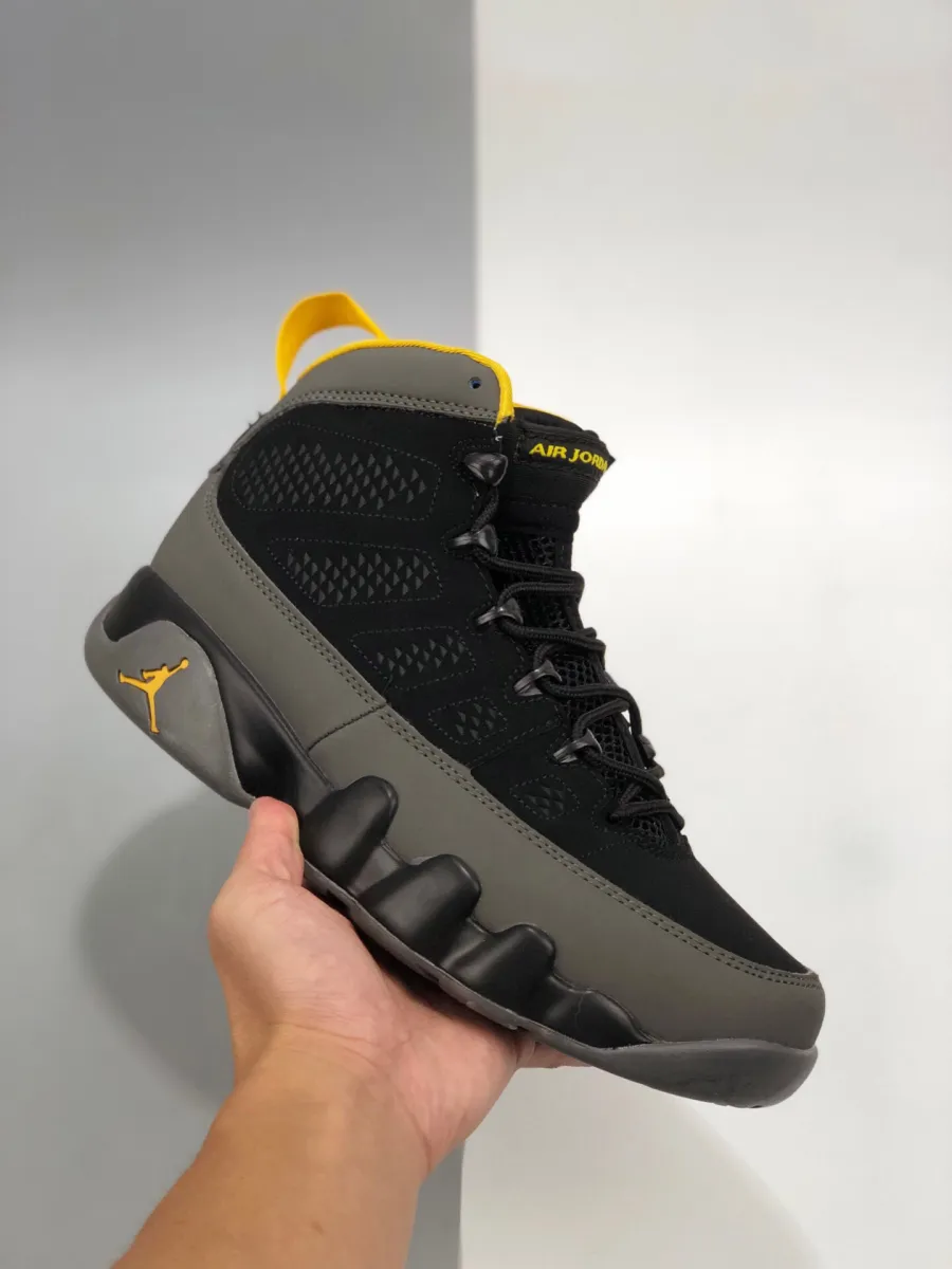 Jordan 9 University Gold CT8019-070 - jordan 9 black and gold