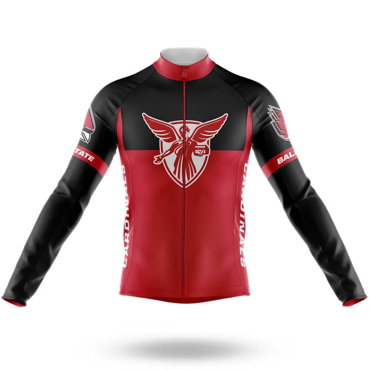 Ball State University V2 Long Sleeve Cycling Jersey Only