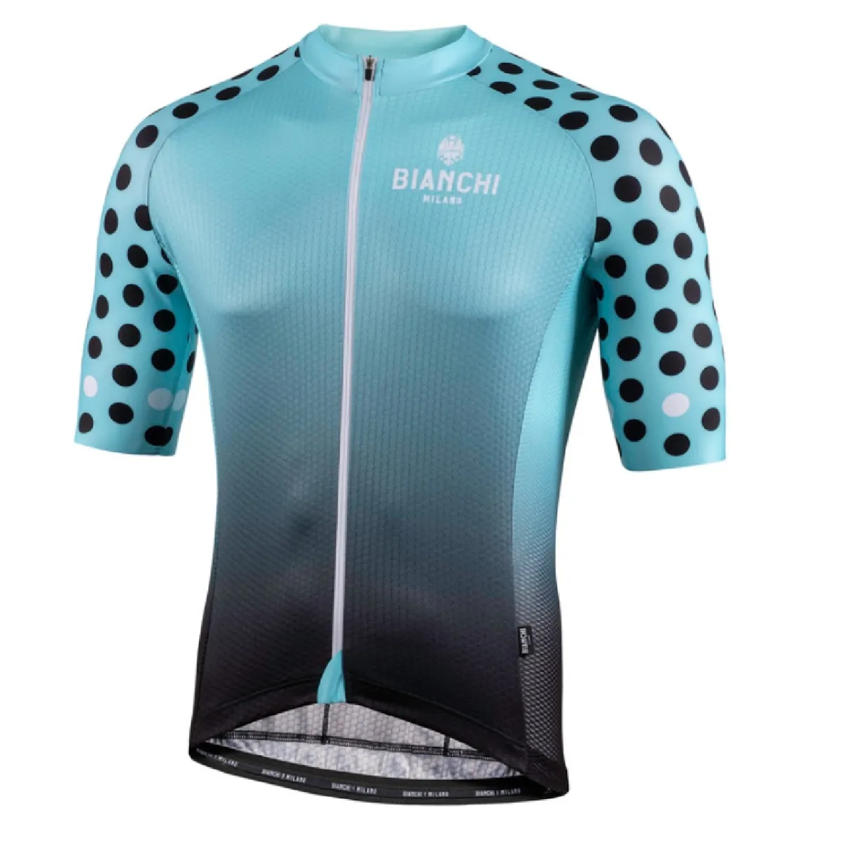 Nalini Bianchi-Milano Cedrino Short Sleeve Full Zip Cycling Jersey