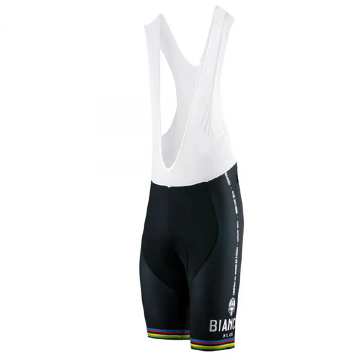Bianchi World Champion Black Cycling Bib Shorts Victory