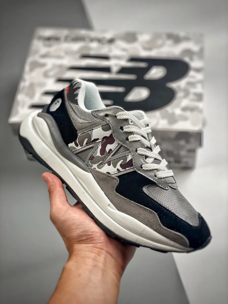 BAPE x New Balance 57/40 'Black/Grey' - bape 5740