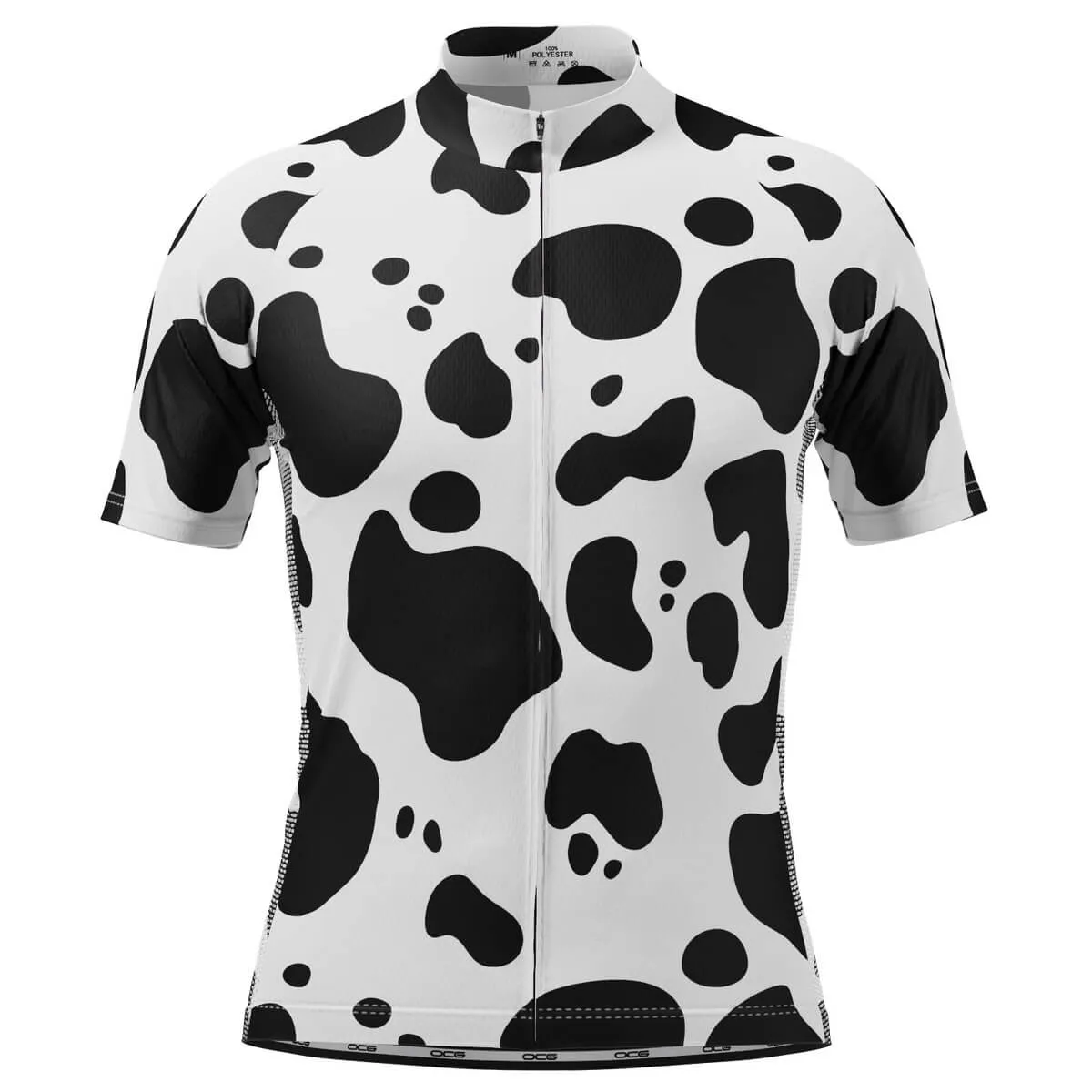 Men's Jersey Cow Short Sleeve Cycling Jersey Cow Men
