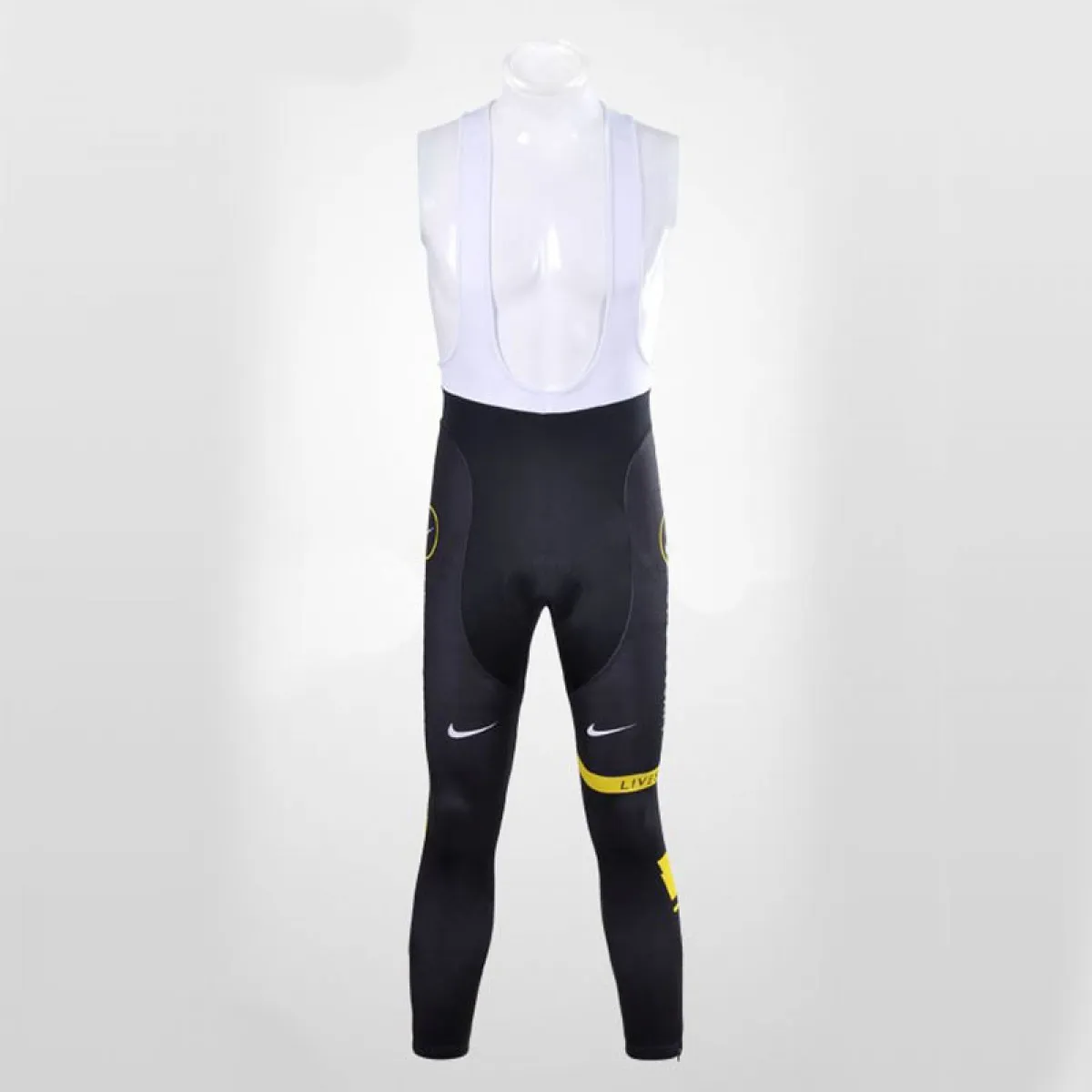 2012 LIVESTRONG Black Cycling Winter Bib Pants Restock