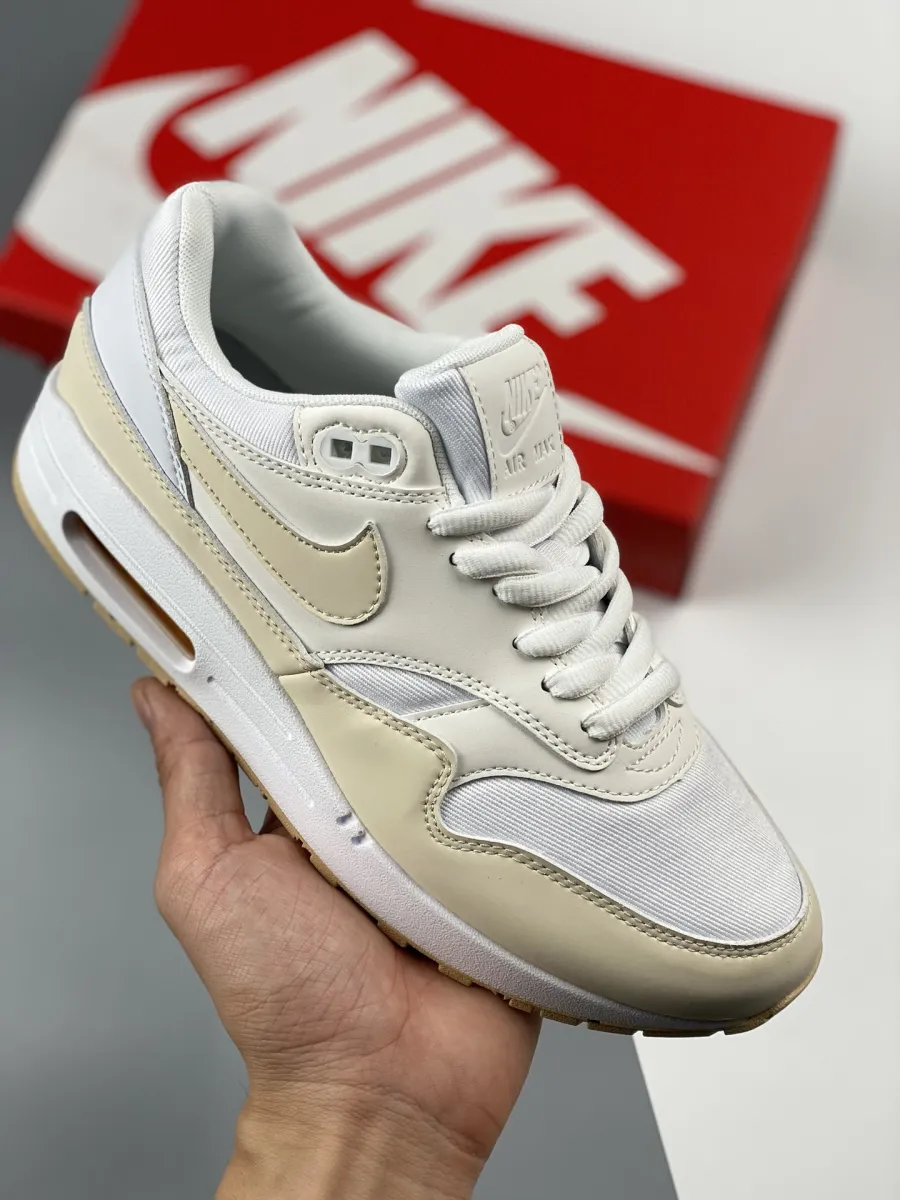 Nike Air Max 1 Prm Summit White/Sanddrift-Phantom FB5060-100 - nike air max sand drift