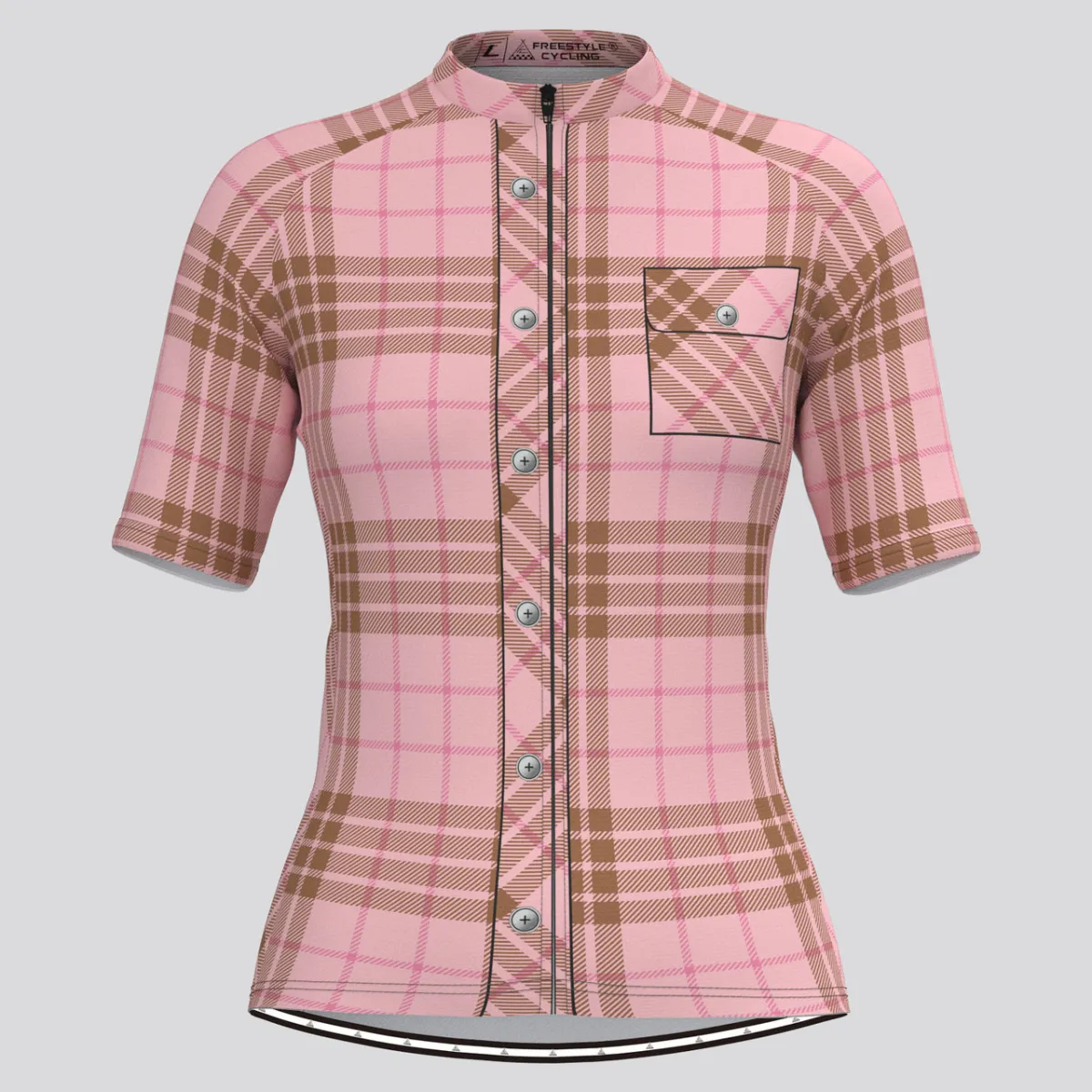 Plaid Checkered Shirt V21 Women's Cycling Jersey Restock
