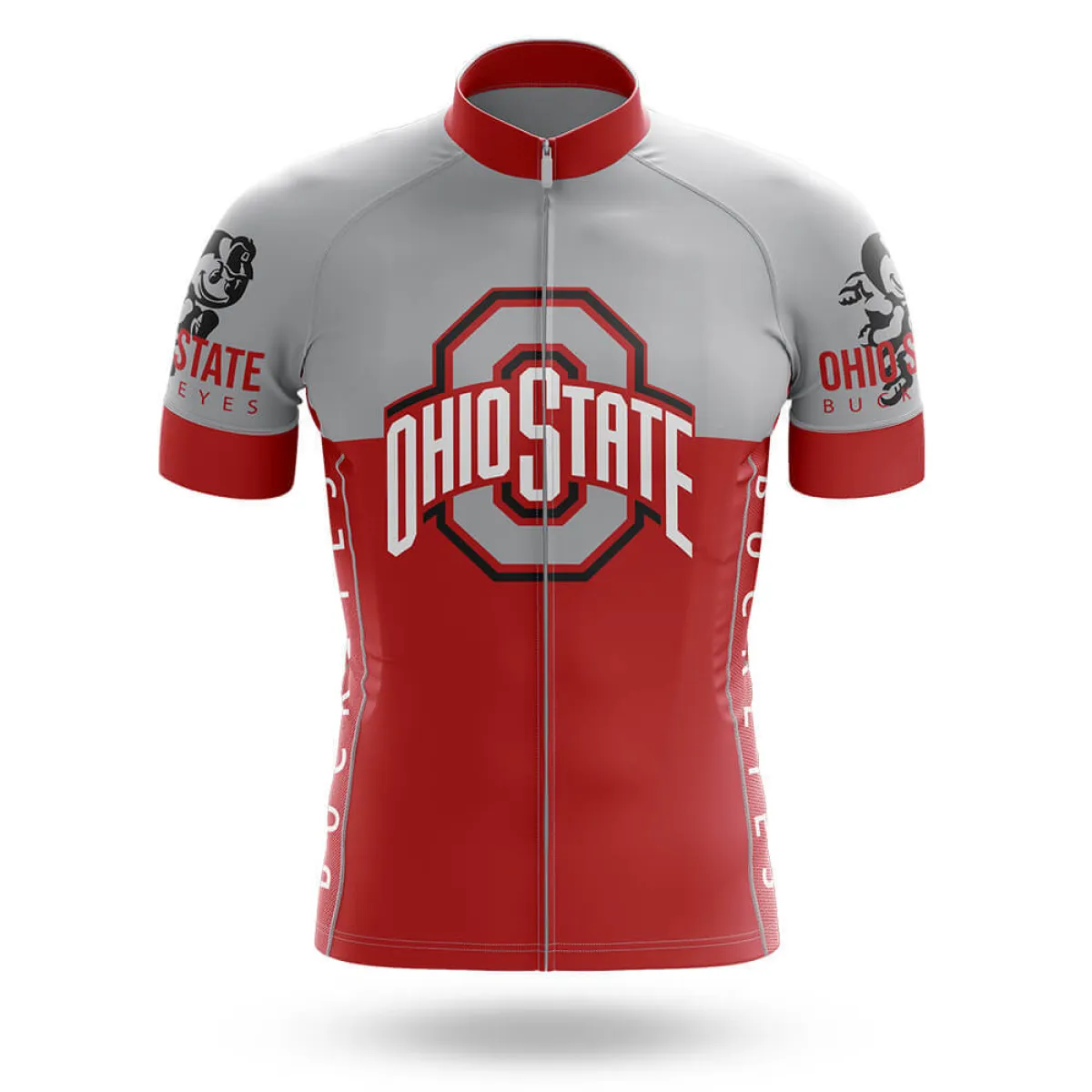 Ohio State University V2 - Men's Cycling / Jersey Only #Ohio State Cycling Jersey