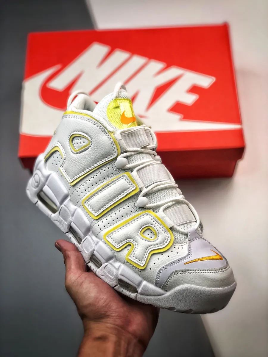 Nike Air More Uptempo TPU White Yellow WMNS DM3035-100 / white and yellow nike