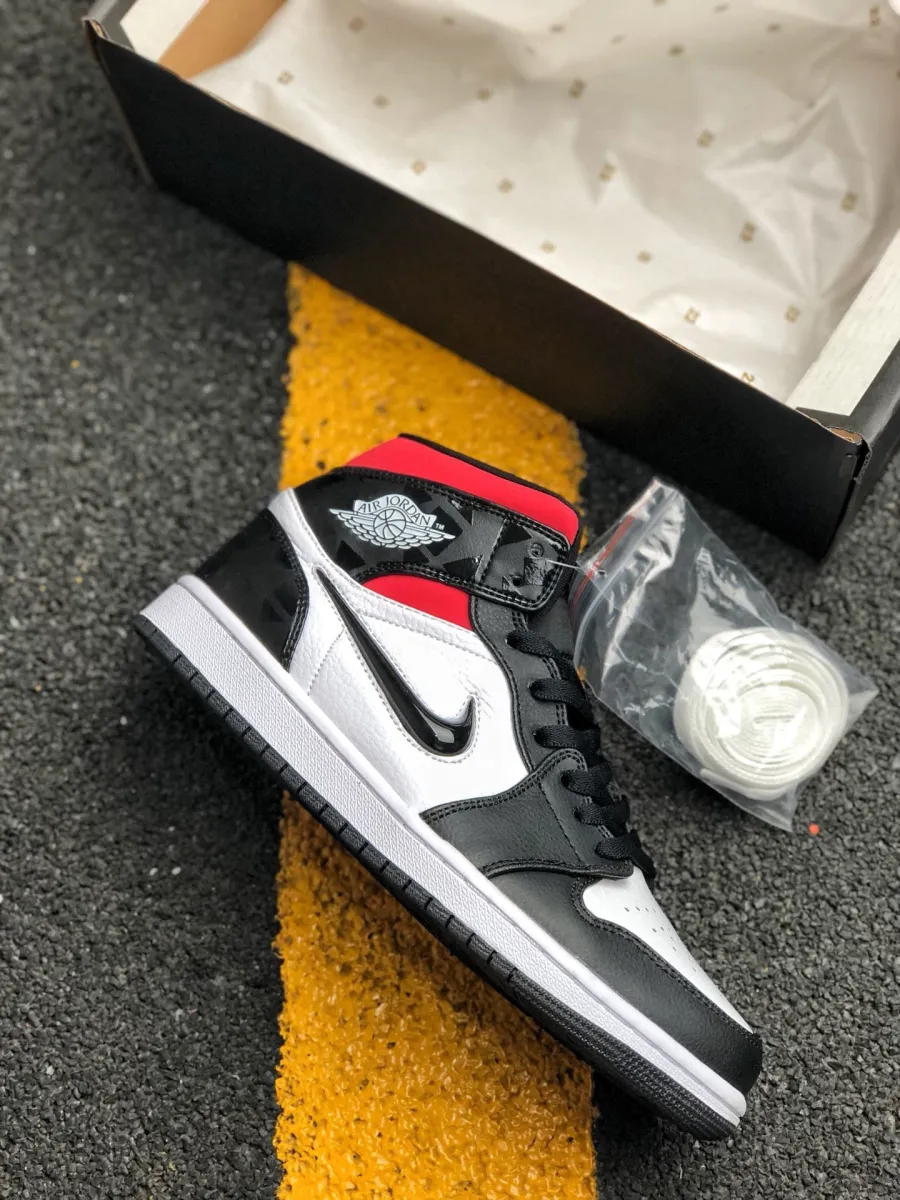 Air Jordan 1 Mid-Top Quai 54 CJ9219-001 - jordan 1 mid quai 54