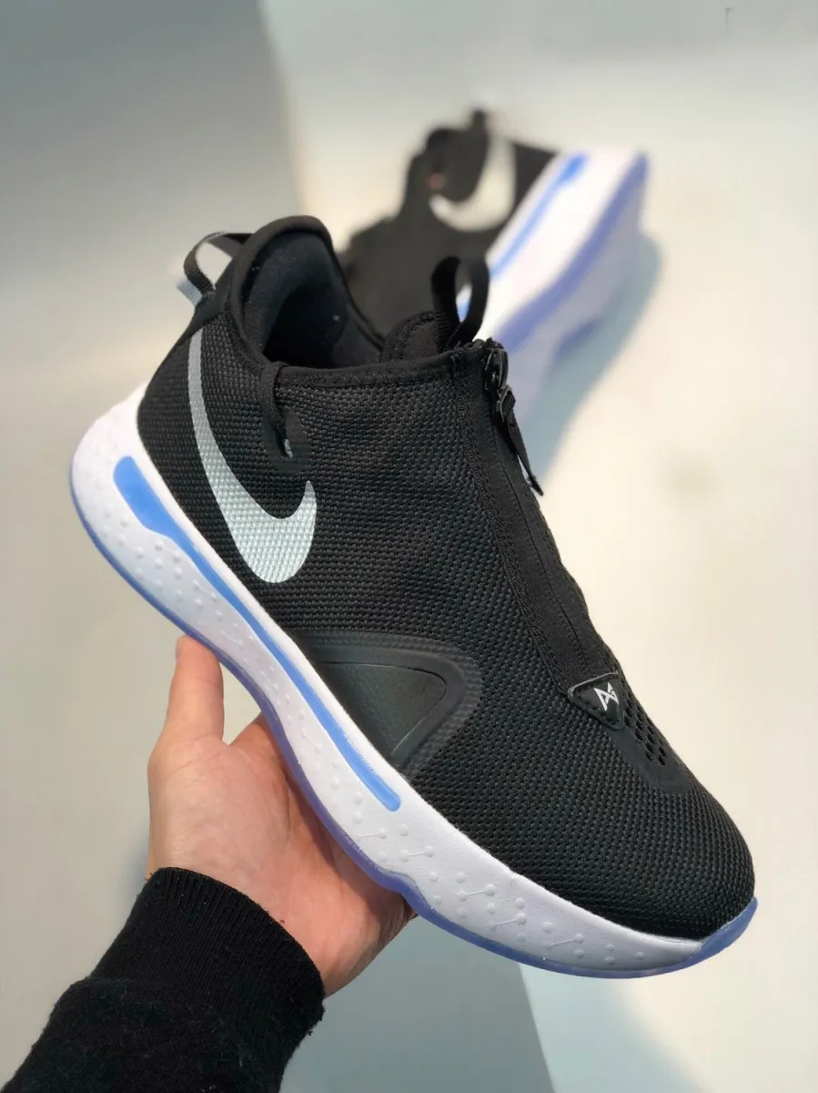 Nike PG 4 Black/White-Smoke Grey - pg 4 white